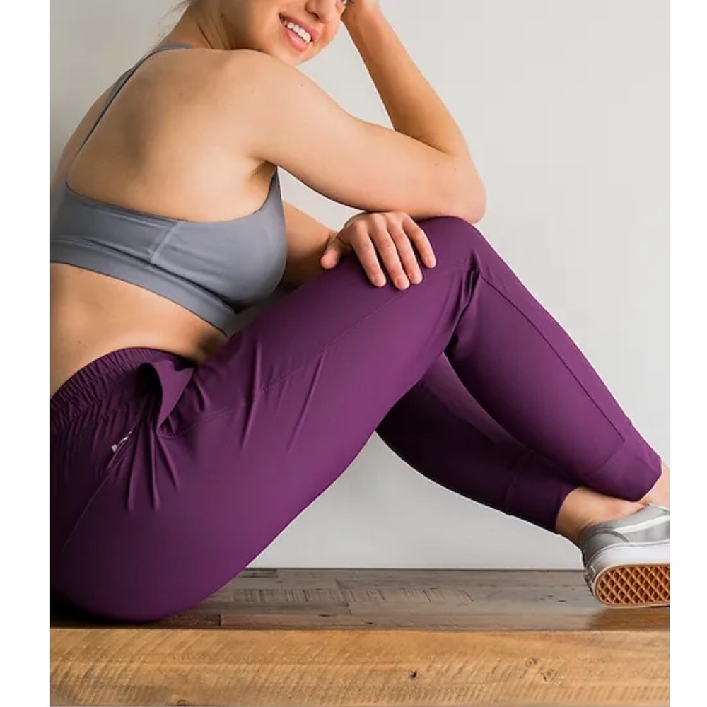 Barbell Apparel Ultralight Joggers in Iris Drawstring Running Pants Workout - Picture 2 of 8